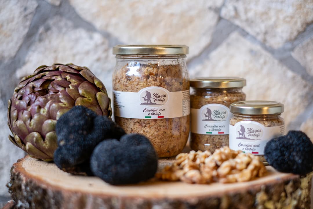 CARCIOFINI NOCI E TARTUFO